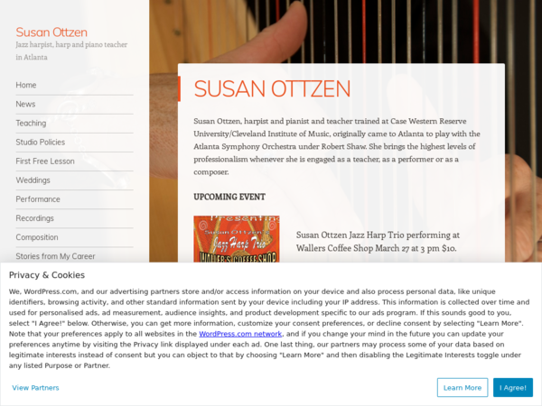 Susan Ottzen Piano & Harp Teacher