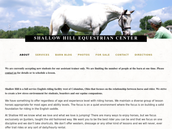 Shallow Hill Equestrian Center
