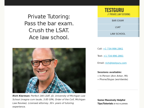 Testguru: Private Law Tutoring
