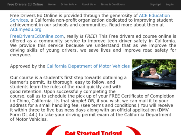Free Drivers ED Online