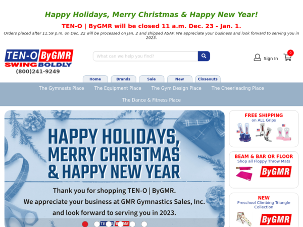 GMR Gymnastics Sales
