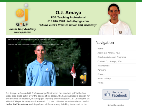 OJ Amaya Golf Academy
