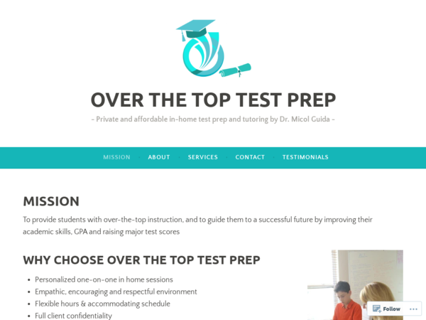 Over THE TOP Test Prep