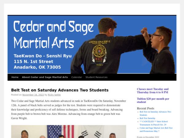 Cedar and Sage Martial Arts