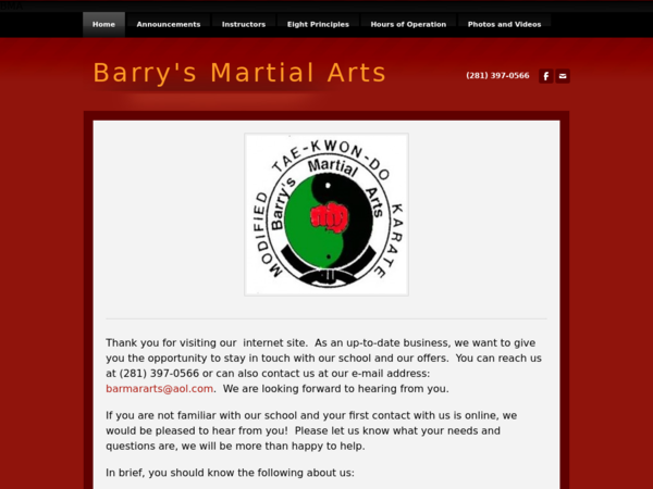 Barry's Martial Arts