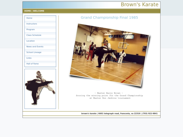 Brown's Karate