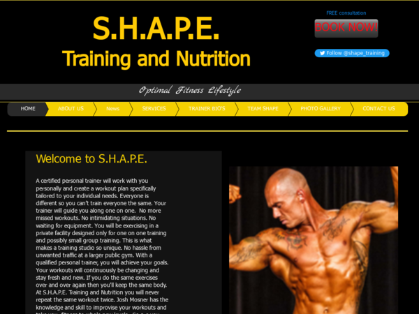 Shape Training and Nutrition