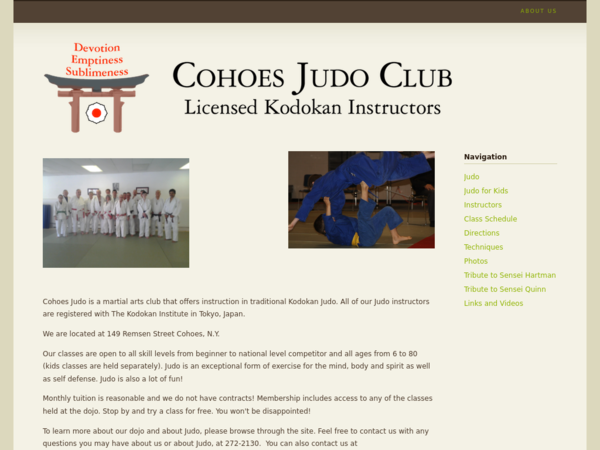 Cohoes Judo Club