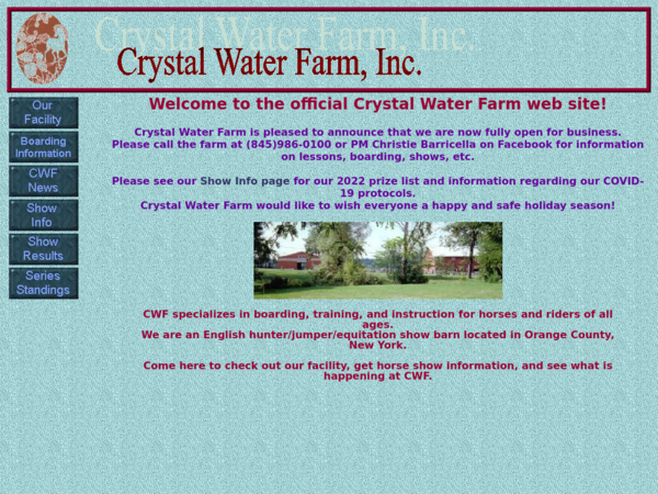 Crystal Water Farm Inc