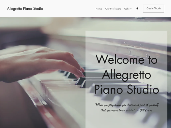 Allegretto Piano Studio